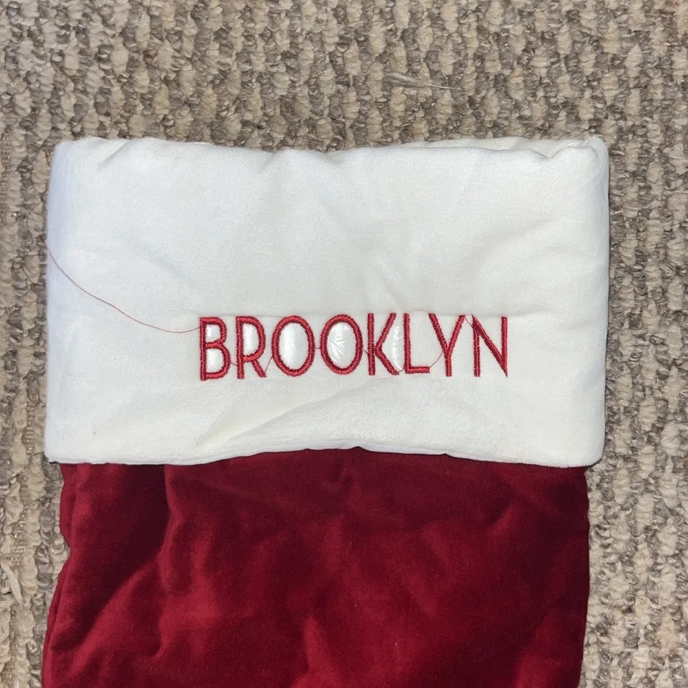 Pottery Barn Brooklyn Stocking